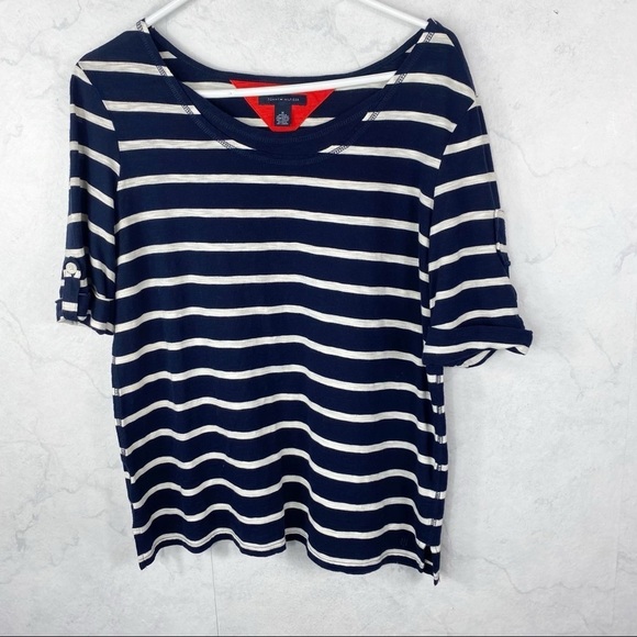 [Tommy Hilfiger] Classic Striped Tee - Picture 1 of 2
